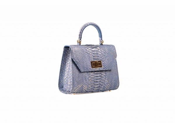 Sahara Sky Python Handbag