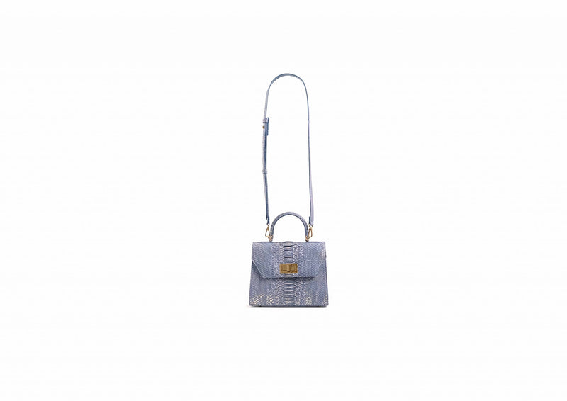 Sahara Sky Python Handbag