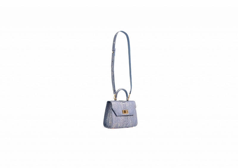 Sahara Sky Python Handbag