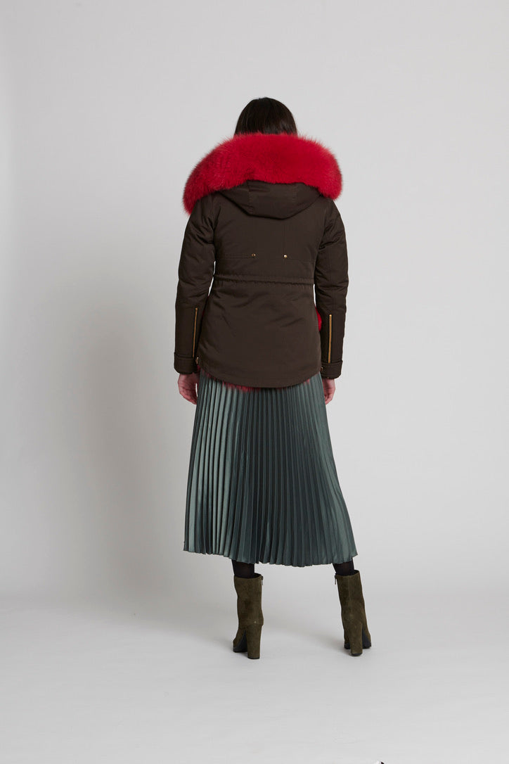 Vivian Parka - Red *SAMPLE*